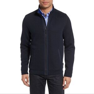 Ted Baker London Navy 'Whooty' Full Zip Fleece Jacket 6 / XXL